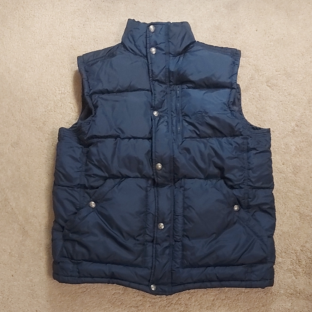 Wolsey navy blue puffer vest size M